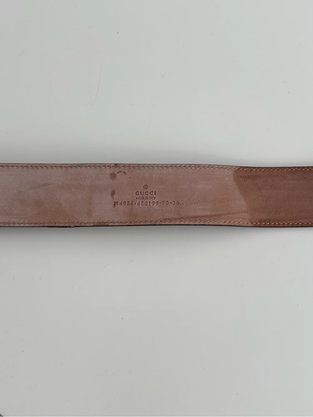 Gucci Green and Red Web Stripe Belt with Silver Double G Buckle